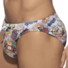 Slip De Bain Comic Blanc