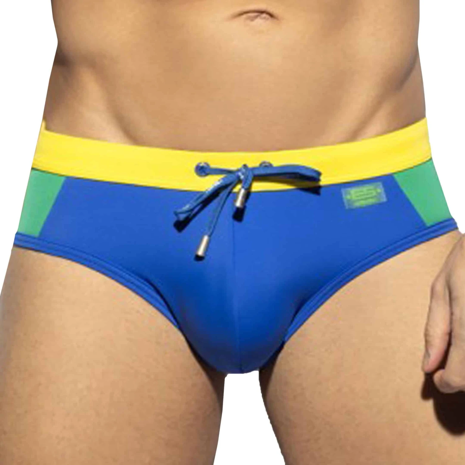 Slip De Bain Flag Bleu- Vert - Jaune 1 Slip De Bain Flag Bleu- Vert - Jaune