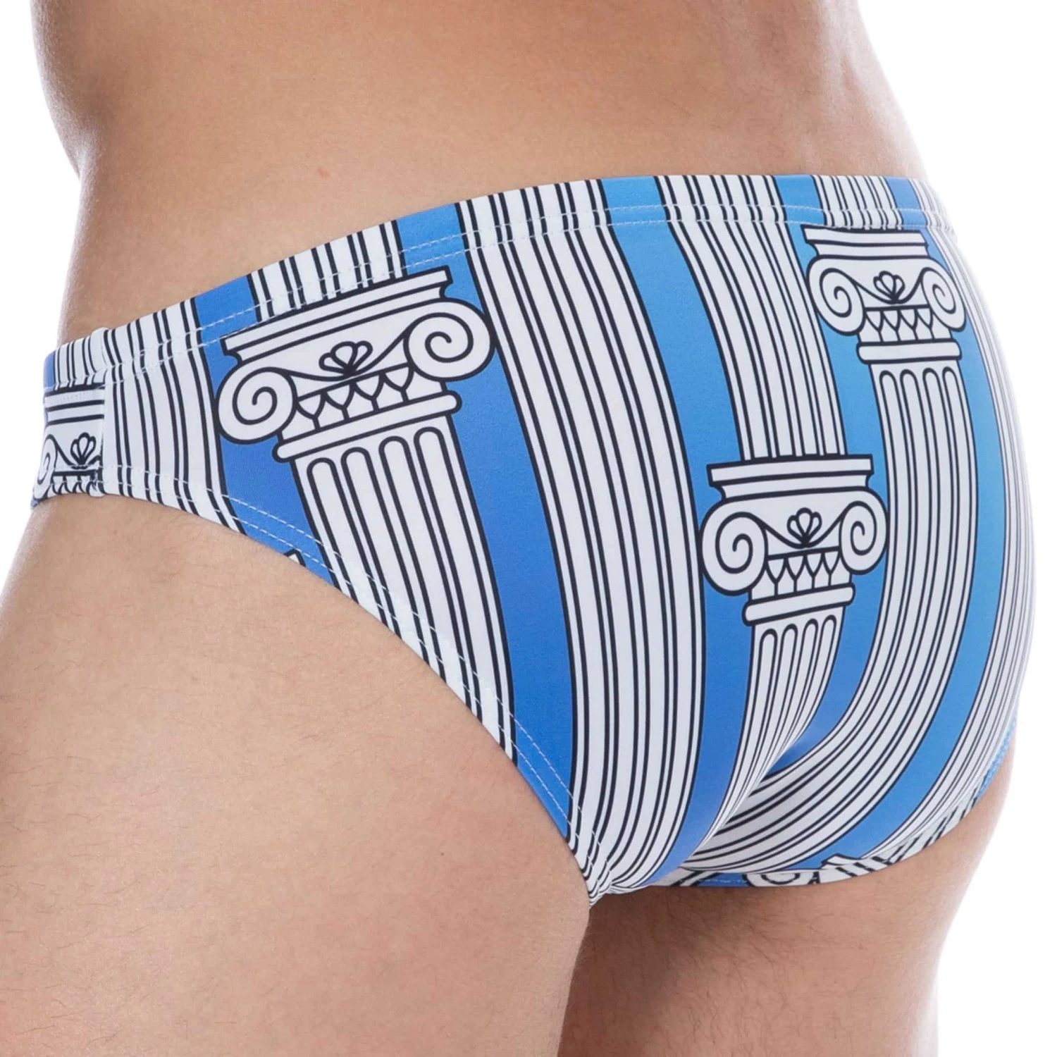 Slip De Bain Greek Columns Bleu Ciel 2 Slip De Bain Greek Columns Bleu Ciel – Image 2