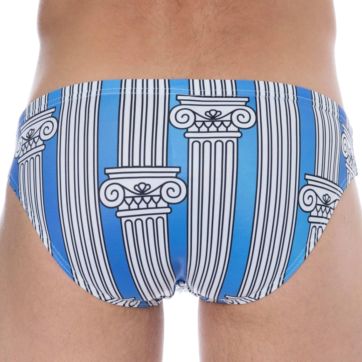 Slip De Bain Greek Columns Bleu Ciel 3 Slip De Bain Greek Columns Bleu Ciel – Image 3