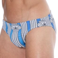 Slip De Bain Greek Columns Bleu Ciel