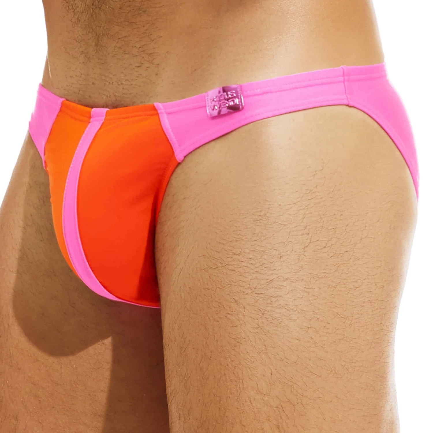 Slip De Bain Low Cut Stardust Orange 1 Slip De Bain Low Cut Stardust Orange