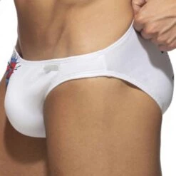 Slip De Bain OMG Blanc 5 Slip De Bain OMG Blanc -Boutique De Sous-vêtements slip de bain omg blanc addicted 2