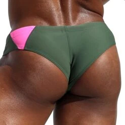 Slip De Bain Pintoso Olive