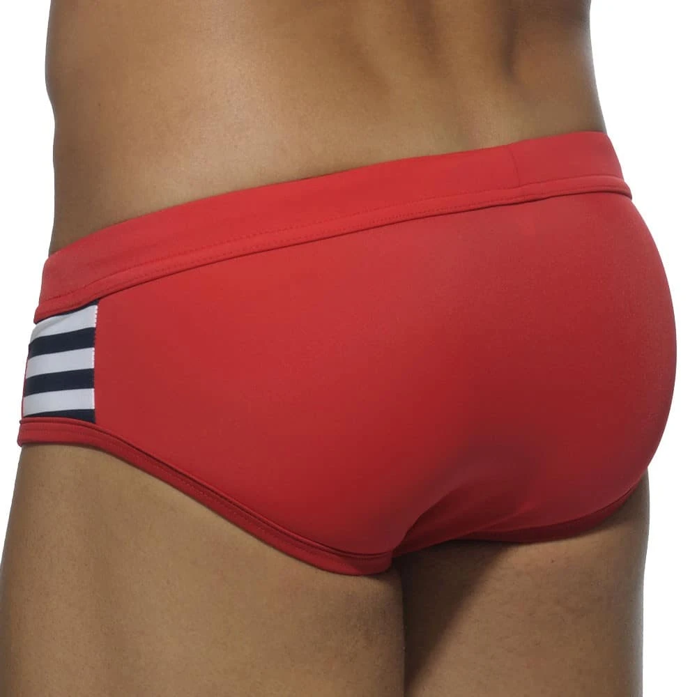 Slip De Bain Sailor Colored Rouge 2 Slip De Bain Sailor Colored Rouge – Image 2