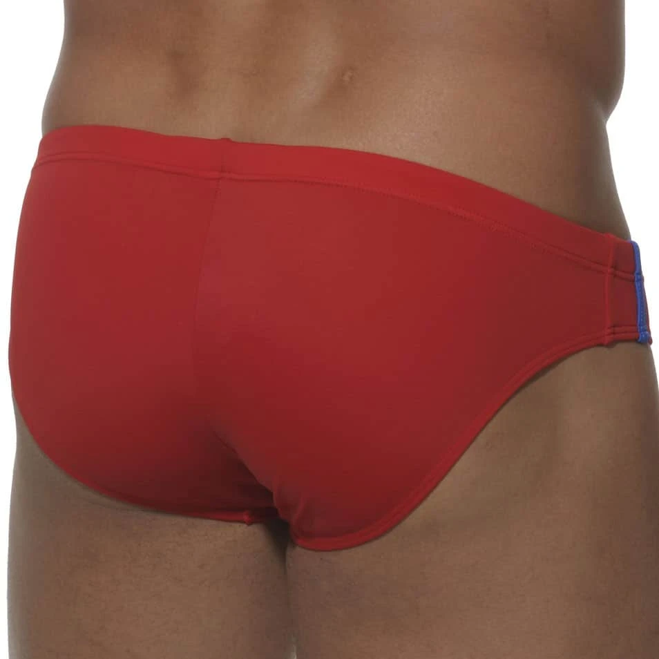 Slip De Bain Sports Rouge 2 Slip De Bain Sports Rouge – Image 2