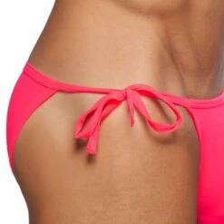 Slip De Bain Tanga Cockring Rose Fluo -Boutique De Sous-vêtements slip de bain tanga cockring rose fluo addicted 3