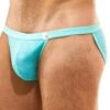 Slip De Bain Tanga Pur Velours Menthe