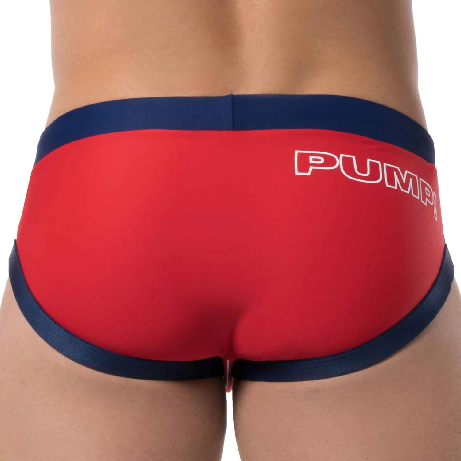 Slip De Bain Waterbrief Rouge - Marine 3 Slip De Bain Waterbrief Rouge - Marine – Image 3