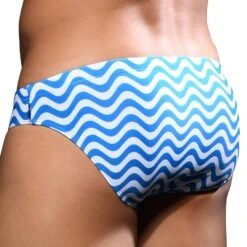 Slip De Bain Waves 6 Slip De Bain Waves -Boutique De Sous-vêtements slip de bain waves andrew christian 2