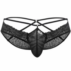 Slip Dentelle Noir -Boutique De Sous-vêtements slip dentelle noir candyman 2