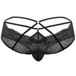 Slip Dentelle Noir -Boutique De Sous-vêtements slip dentelle noir candyman 3