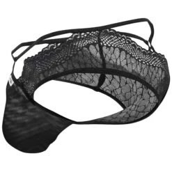 Slip Dentelle Noir -Boutique De Sous-vêtements slip dentelle noir candyman 4