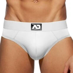 Slip Empty Bottom Fetish Blanc