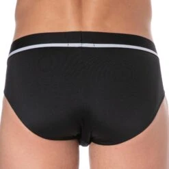 Slip Essential Microfiber Noir 5 Slip Essential Microfiber Noir -Boutique De Sous-vêtements slip essential microfiber noir emporio armani 2