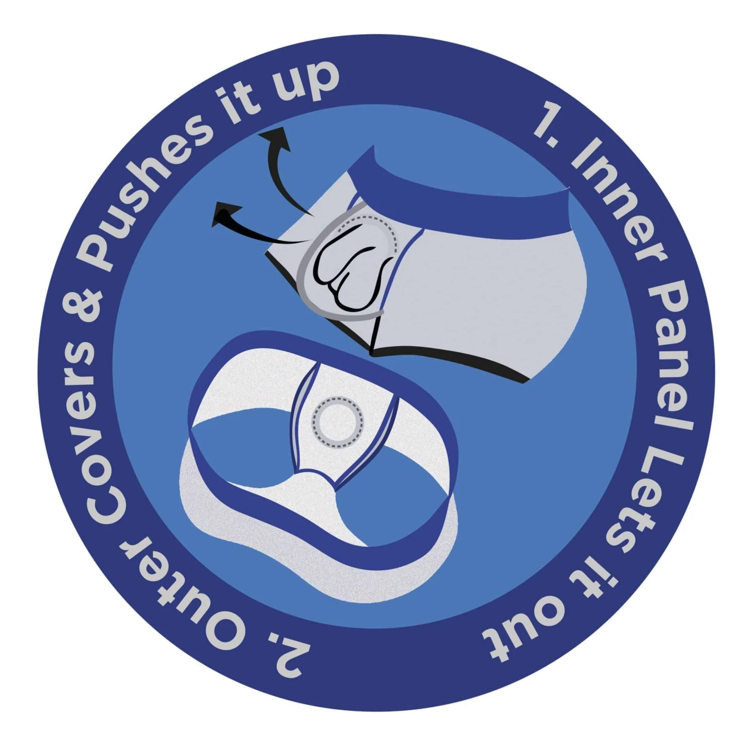 Slip Let Me Out Coton Gris Chiné 2 Slip Let Me Out Coton Gris Chiné – Image 2