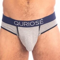 Slip Let Me Out Coton Gris Chiné