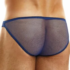 Slip Low Cut Mesh Bleu