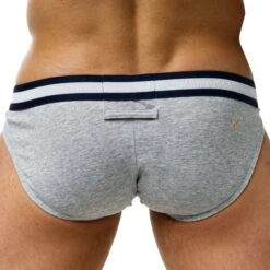 Slip Maximo Coton Gris -Boutique De Sous-vêtements slip maximo coton gris marcuse 2