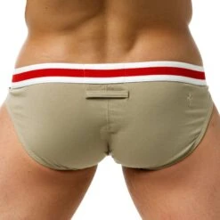 Slip Maximo Coton Vert Olive 5 Slip Maximo Coton Vert Olive -Boutique De Sous-vêtements slip maximo coton vert olive marcuse 2