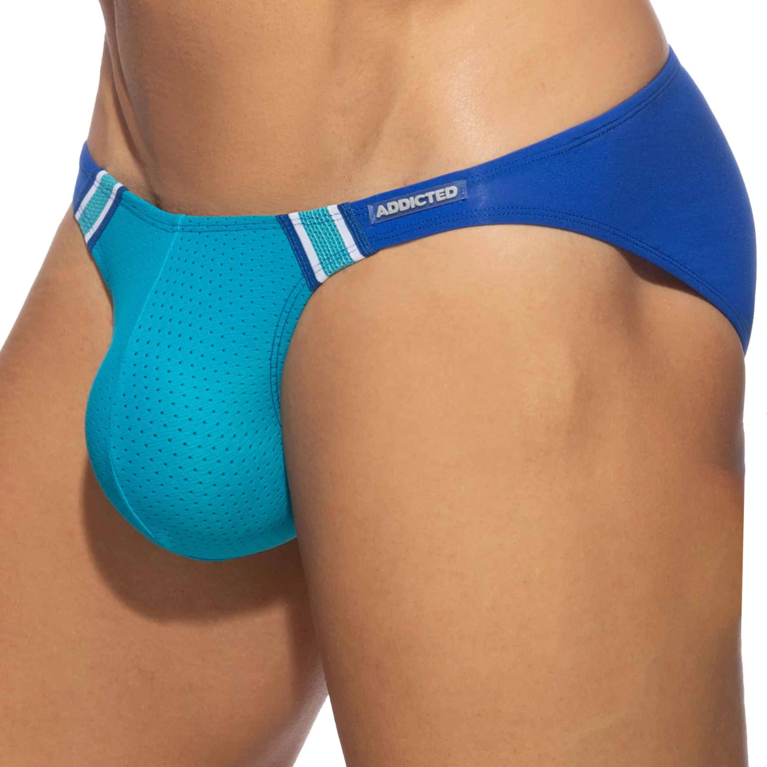 Slip Mini Bikini Mesh Turquoise - Bleu 1 Slip Mini Bikini Mesh Turquoise - Bleu