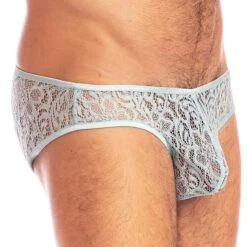 Slip Mini Fleur D'Ether Bleu Glacier