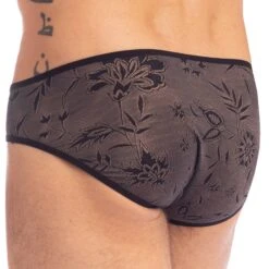 Slip Mini La Fleur Noire Noire
