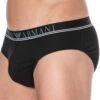 Slip Mixed Waistband Coton Noir
