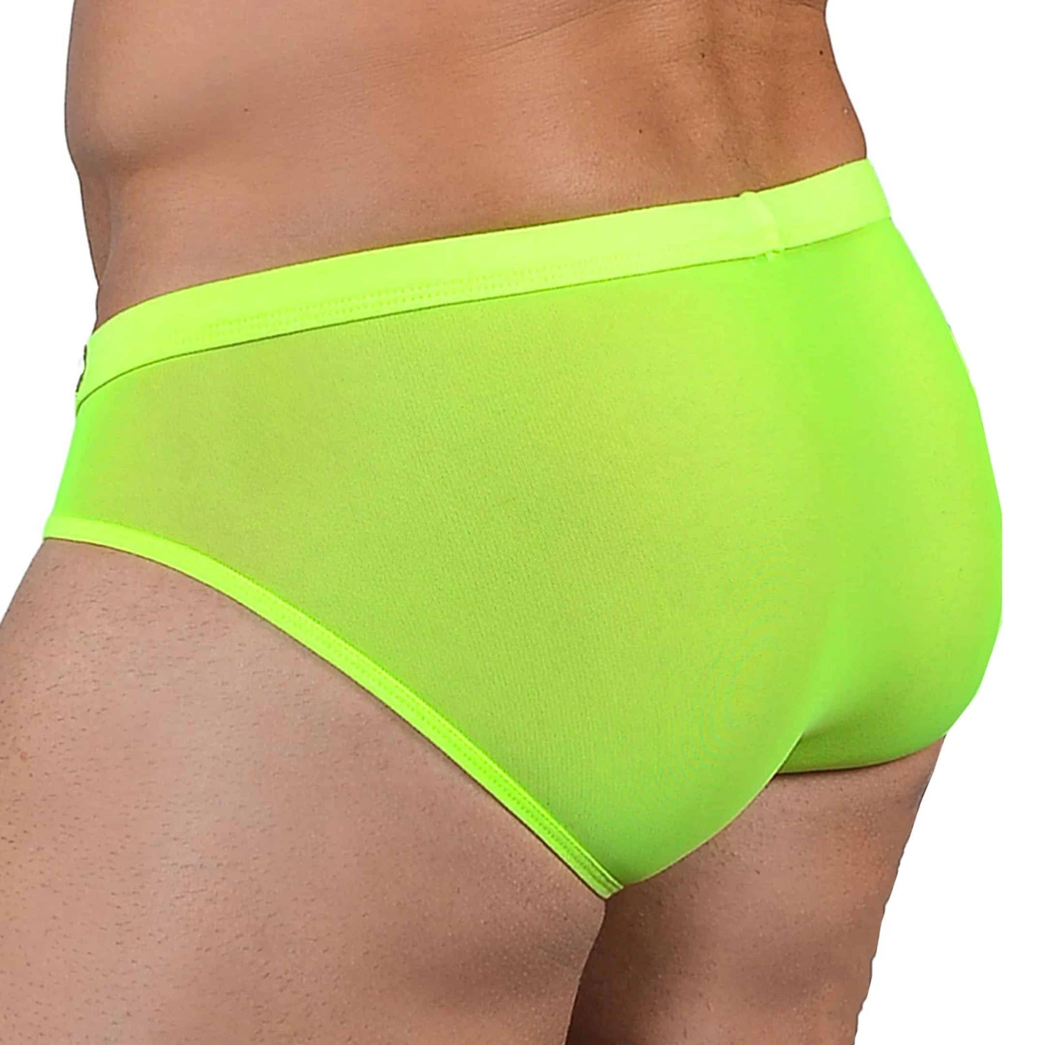 Slip Neon Stretch Net Jaune Fluo 1 Slip Neon Stretch Net Jaune Fluo