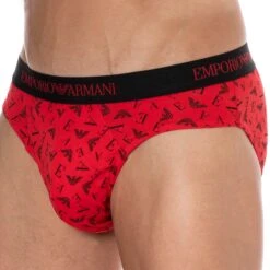 Slip Pure Cotton Rouge - Logo