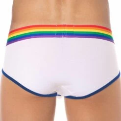 Slip Rainbow Blanc -Boutique De Sous-vêtements slip rainbow blanc sku 2