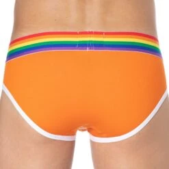 Slip Rainbow Orange -Boutique De Sous-vêtements slip rainbow orange sku 2