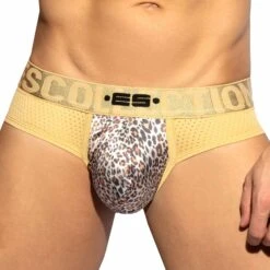 Slip Satin Wild Push Up Léopard