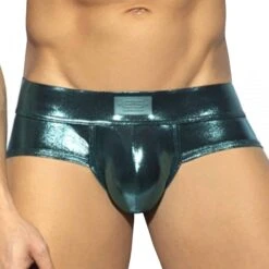 Slip Shiny Trendy Push Up Bleu Cobalt