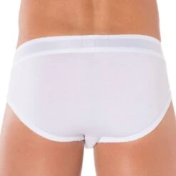 Slip Stretch Cotton Blanc -Boutique De Sous-vêtements slip stretch cotton blanc emporio armani 2