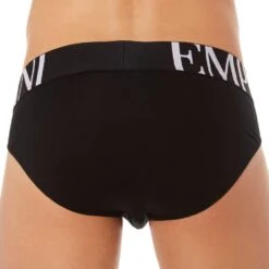 Slip Stretch Cotton Megalogo Noir -Boutique De Sous-vêtements slip stretch cotton megalogo noir emporio armani 2
