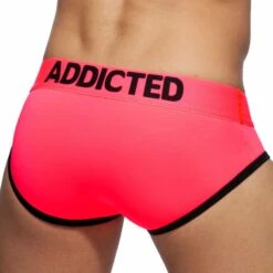 Slip Swimderwear Cockring Rose Fluo -Boutique De Sous-vêtements slip swimderwear cockring rose fluo addicted 2