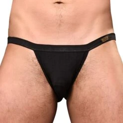 Slip Tanga Almost Naked Sex Bambou Noir
