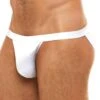 Slip Tanga Antibactérien Blanc