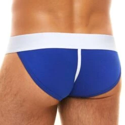 Slip Tanga Back T Bleu