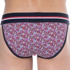 Slip Tanga Coton Floral Rose -Boutique De Sous-vêtements slip tanga coton floral rose sku 2