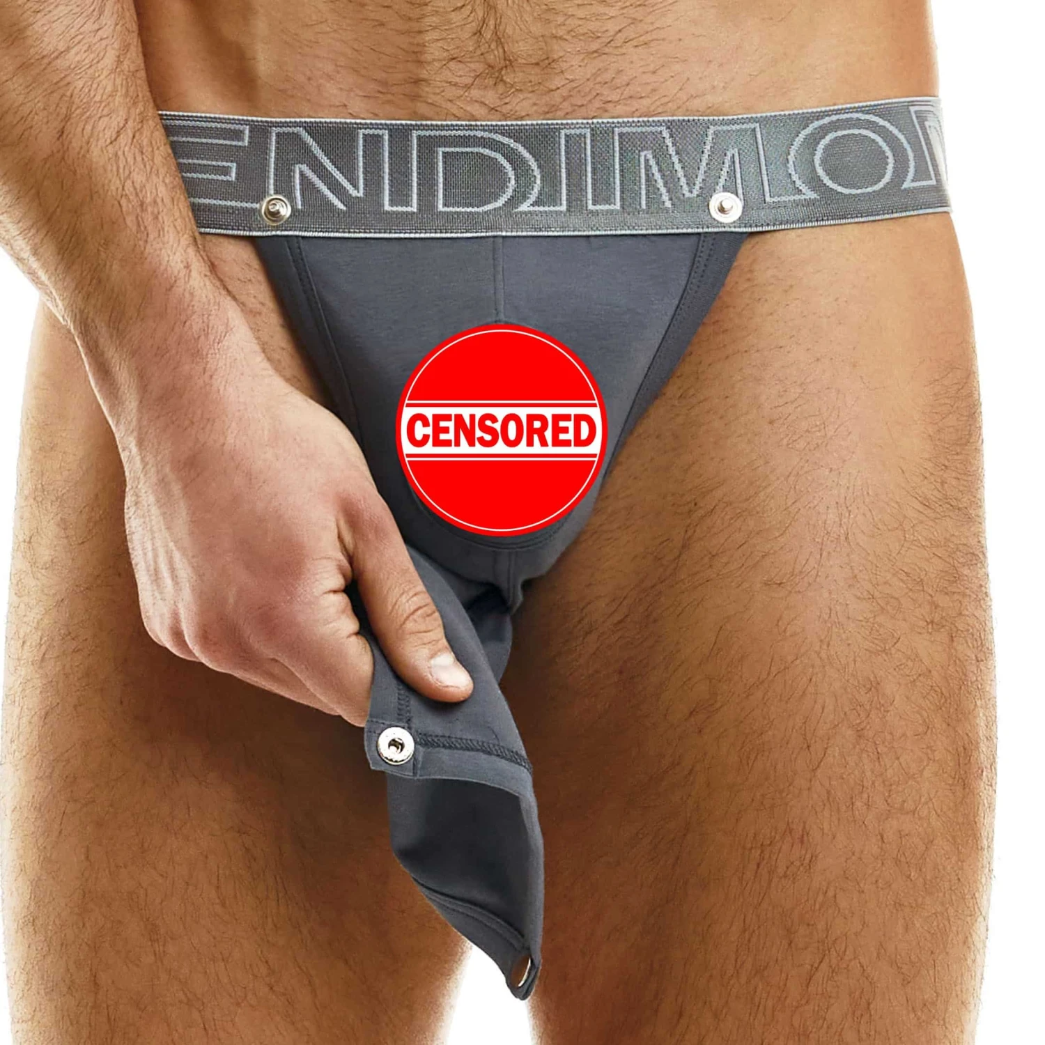 Slip Tanga Glory Hole Gris 2 Slip Tanga Glory Hole Gris – Image 2