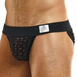Slip Tanga Hole Noir