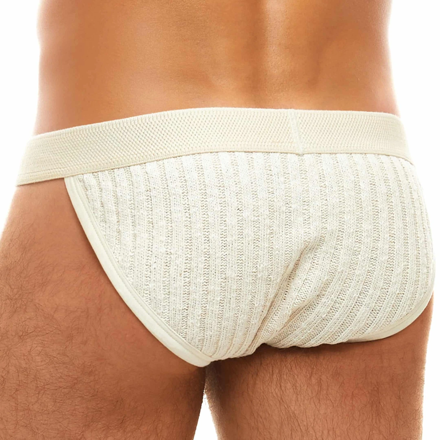 Slip Tanga Knitted Ivoire 2 Slip Tanga Knitted Ivoire – Image 2