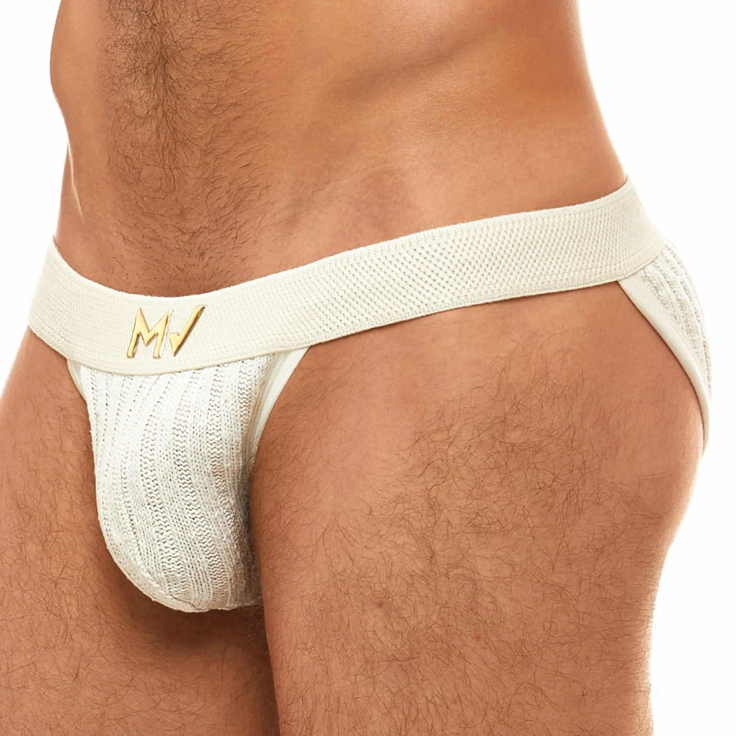 Slip Tanga Knitted Ivoire 1 Slip Tanga Knitted Ivoire