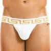 Slip Tanga Meander Blanc
