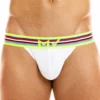 Slip Tanga Peace Coton Blanc