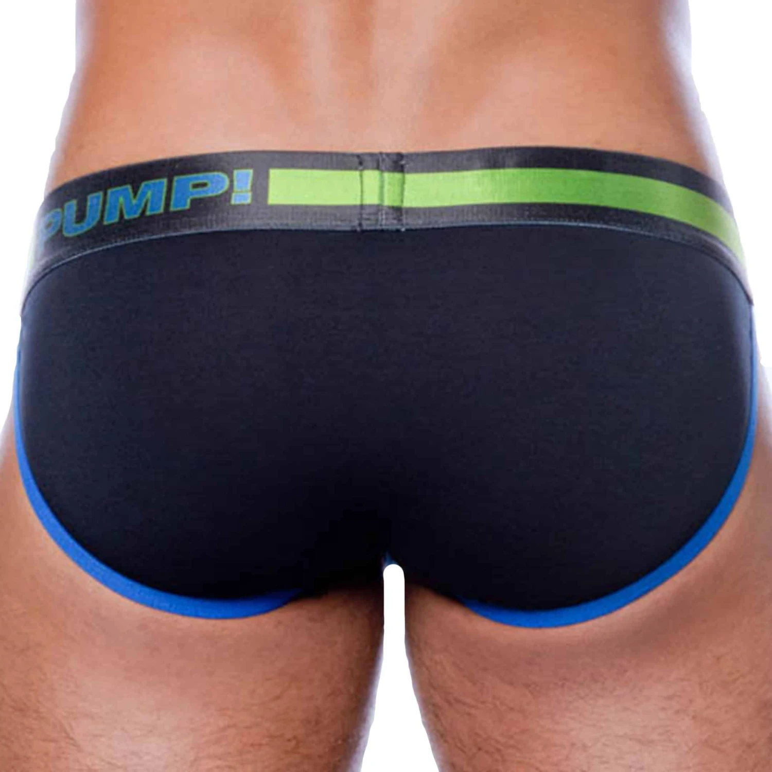 Slip Tanga Play Noir - Vert 2 Slip Tanga Play Noir - Vert – Image 2