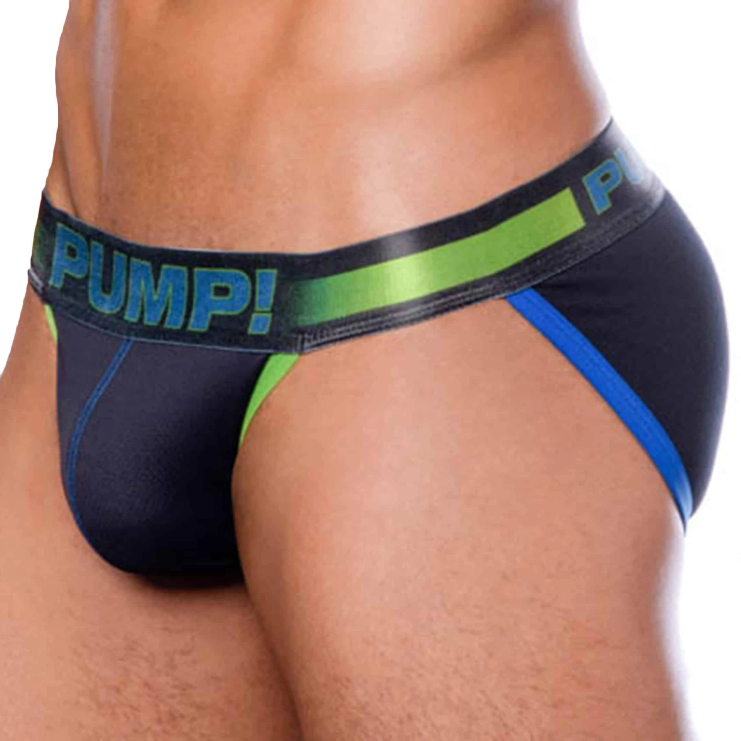 Slip Tanga Play Noir - Vert 1 Slip Tanga Play Noir - Vert