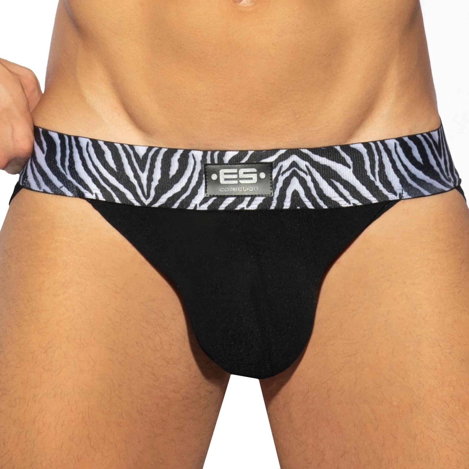 Slip Tanga Push Up C-Trough Zebra Noir 1 Slip Tanga Push Up C-Trough Zebra Noir